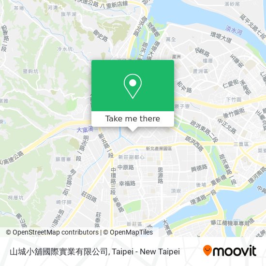山城小舖國際實業有限公司 map