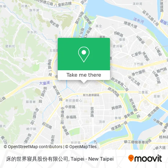 床的世界寢具股份有限公司 map