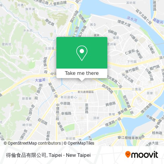 得倫食品有限公司 map