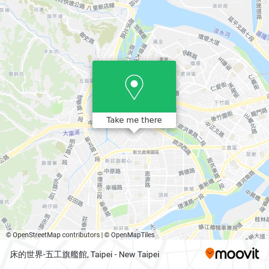 床的世界-五工旗艦館 map