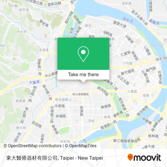 東大醫療器材有限公司地圖