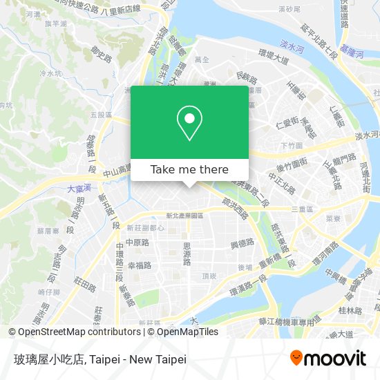 玻璃屋小吃店地圖
