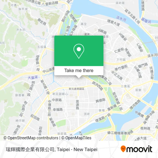 瑞輝國際企業有限公司地圖
