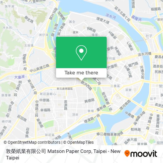 敦榮紙業有限公司 Matson Paper Corp地圖