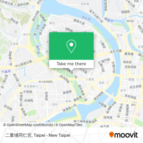 二重埔同仁宮 map