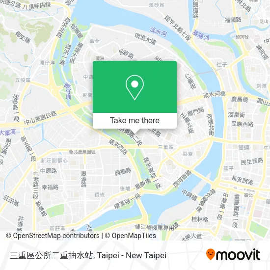 三重區公所二重抽水站地圖