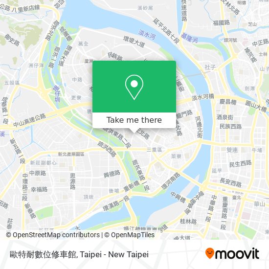 歐特耐數位修車館地圖