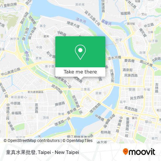 童真水果批發 map