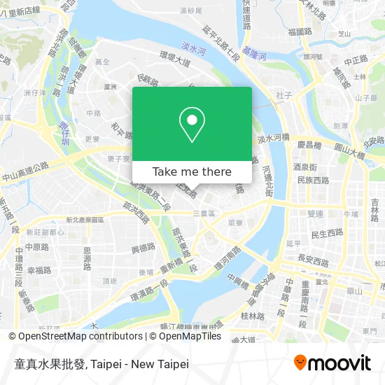 童真水果批發地圖
