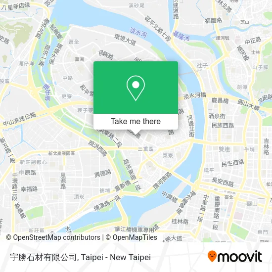 宇勝石材有限公司地圖