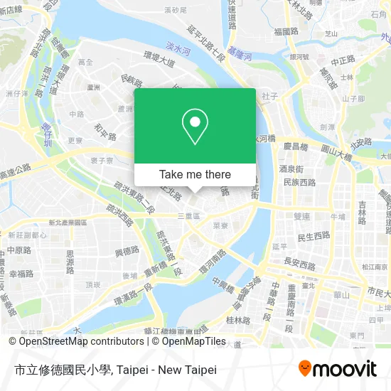 市立修德國民小學地圖