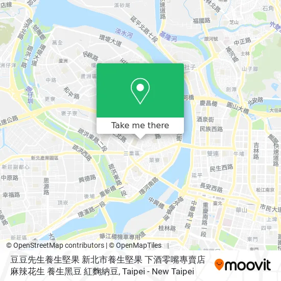 豆豆先生養生堅果 新北市養生堅果 下酒零嘴專賣店 麻辣花生 養生黑豆 紅麴納豆 map