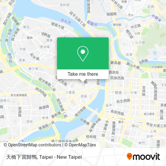 天橋下當歸鴨地圖