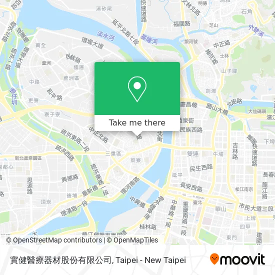 實健醫療器材股份有限公司 map