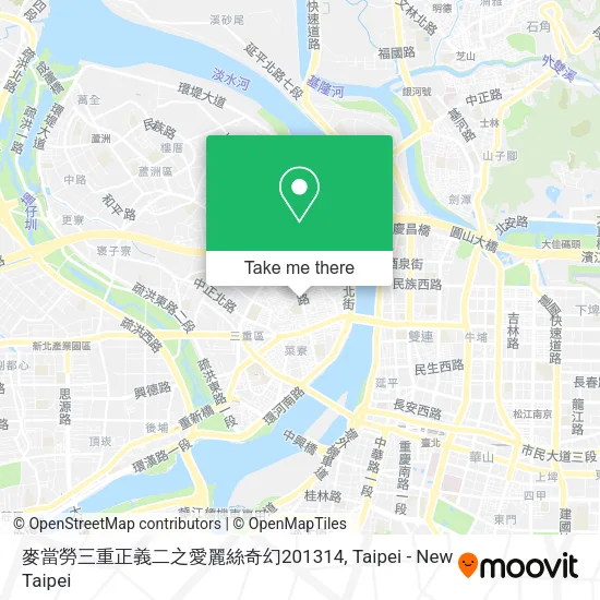 麥當勞三重正義二之愛麗絲奇幻201314地圖