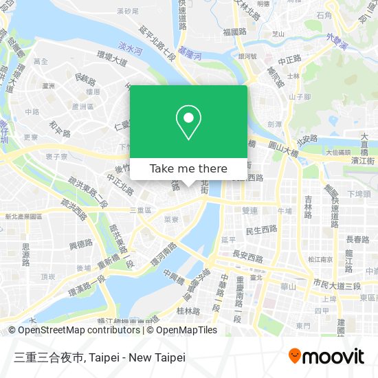 三重三合夜巿地圖
