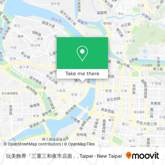 玩美飾界「三重三和夜市店面」地圖