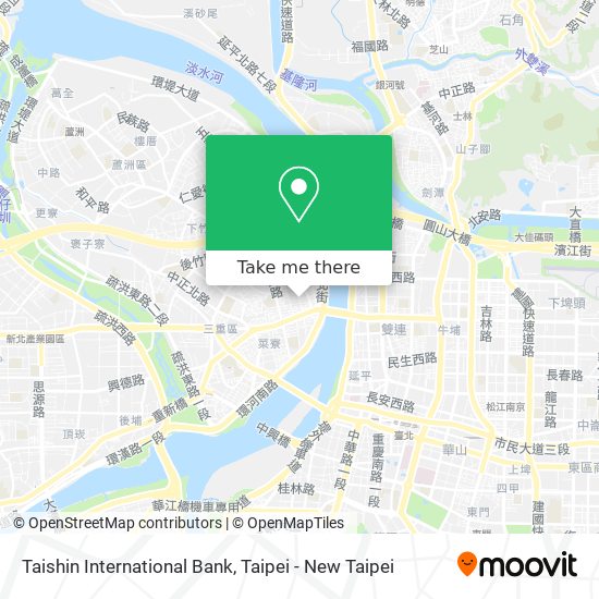 Taishin International Bank map