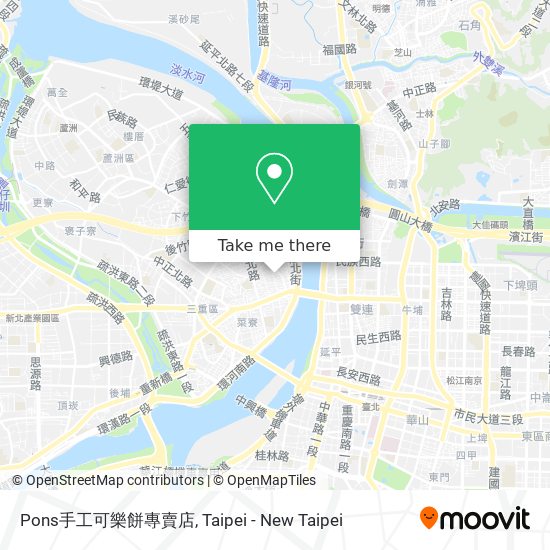 Pons手工可樂餅專賣店 map