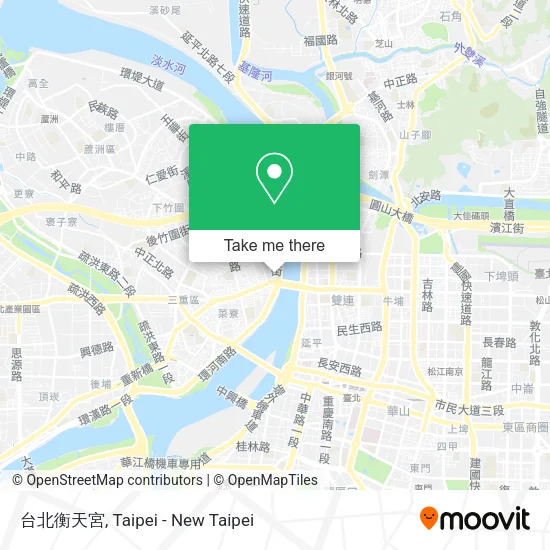 台北衡天宮地圖