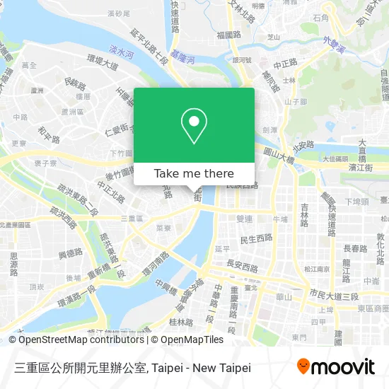 三重區公所開元里辦公室 map
