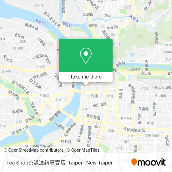Tea Shop茶漾連鎖專賣店地圖