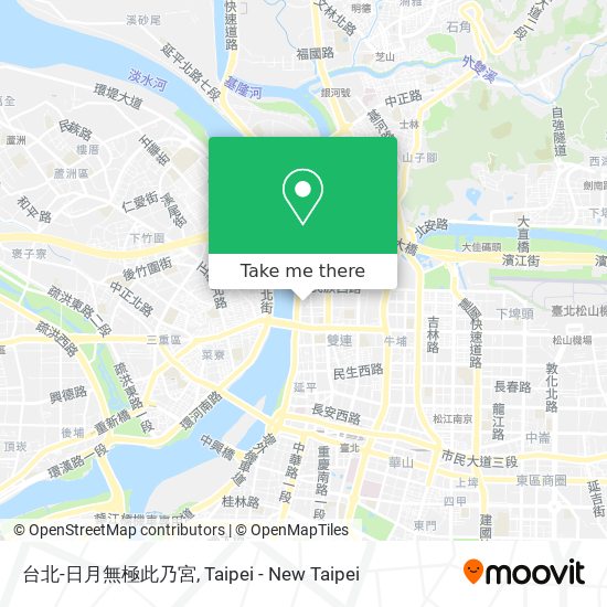 台北-日月無極此乃宮 map