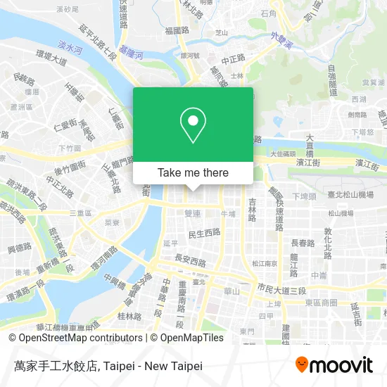 萬家手工水餃店 map