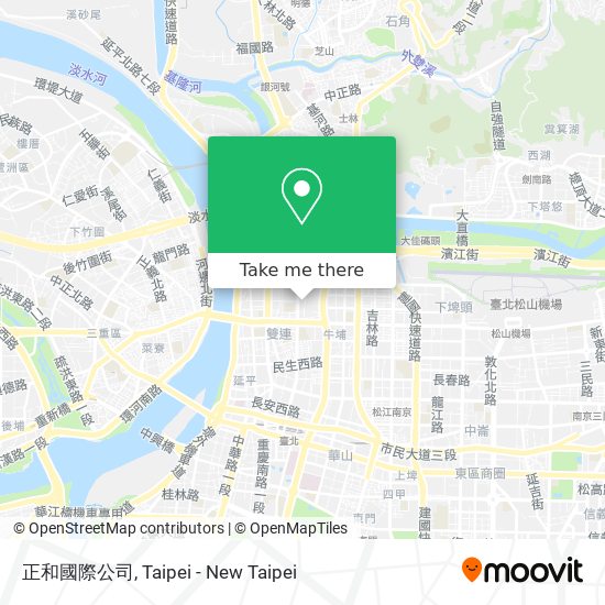 正和國際公司 map