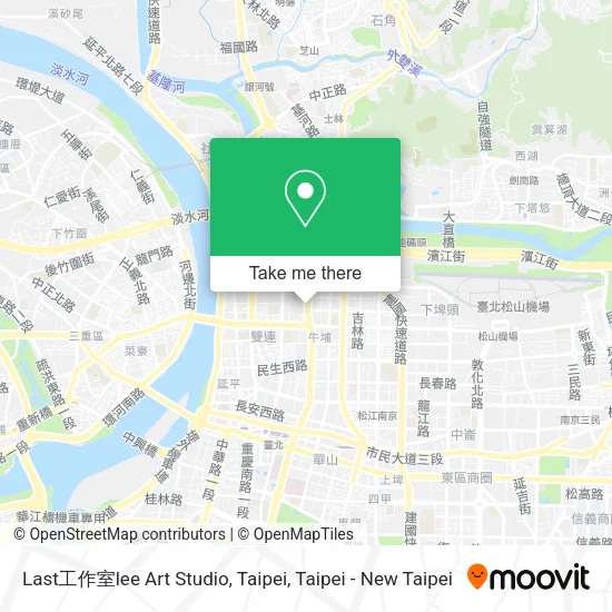 Last工作室lee Art Studio, Taipei map