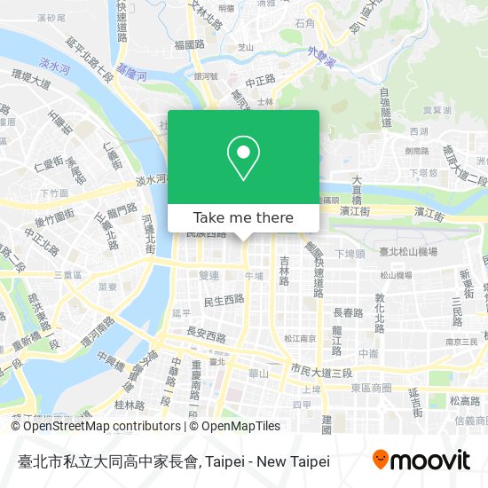 臺北市私立大同高中家長會 map