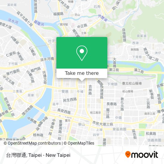 台灣聯通 map