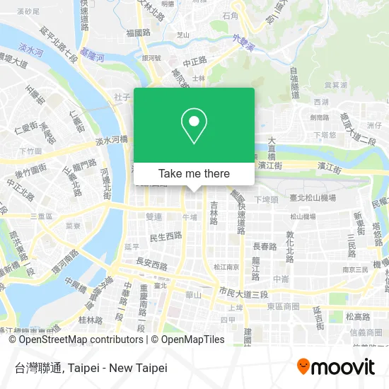 台灣聯通 map