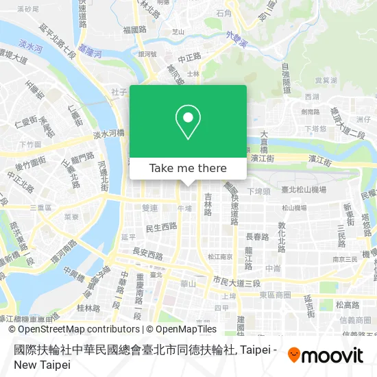 國際扶輪社中華民國總會臺北市同德扶輪社地圖