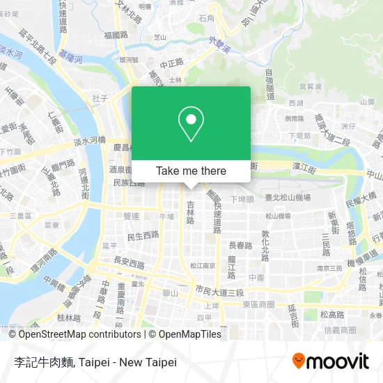 李記牛肉麵地圖