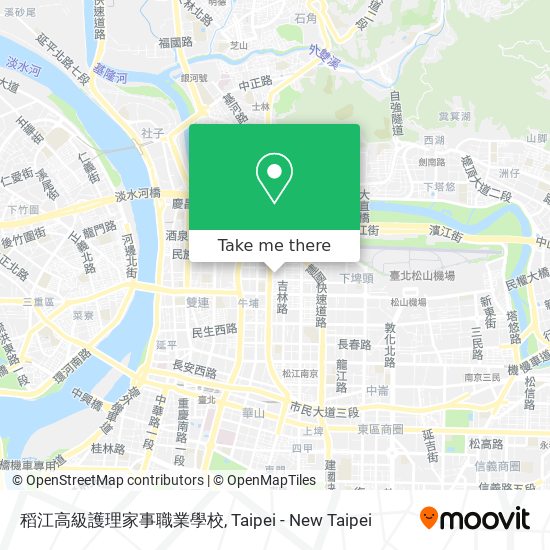 稻江高級護理家事職業學校 map