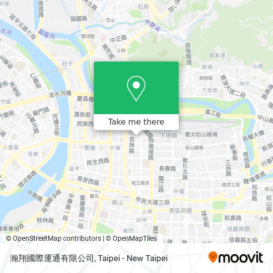 瀚翔國際運通有限公司 map