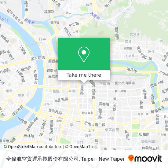 全偉航空貨運承攬股份有限公司 map