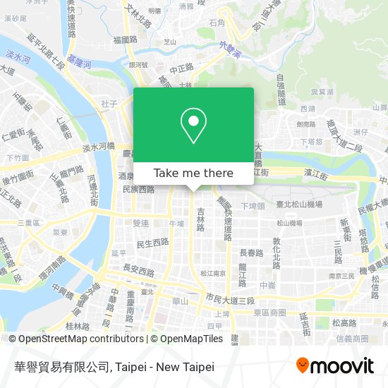 華譽貿易有限公司地圖