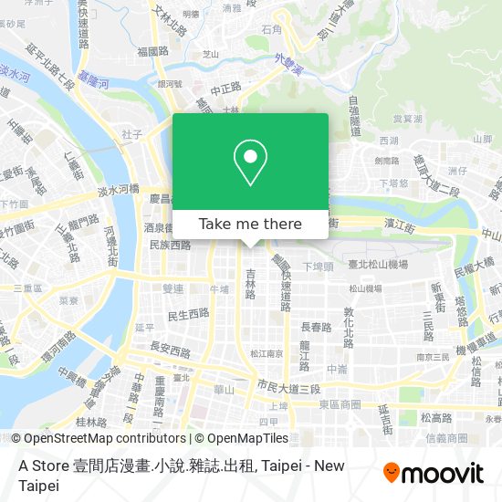 A Store 壹間店漫畫.小說.雜誌.出租 map