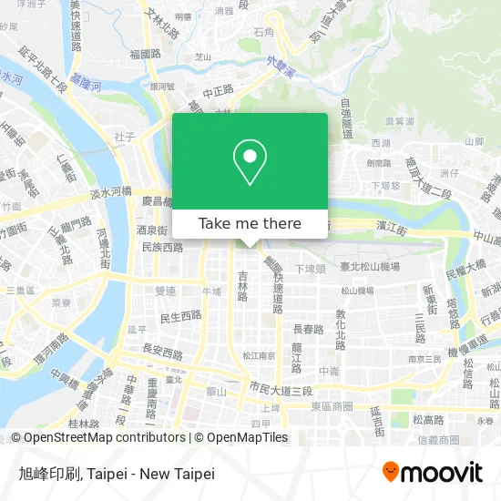 旭峰印刷地圖