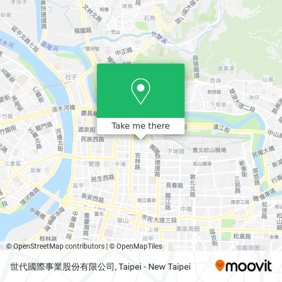 世代國際事業股份有限公司 map