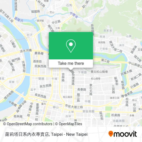 蘿莉塔日系內衣專賣店地圖