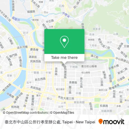臺北市中山區公所行孝里辦公處 map