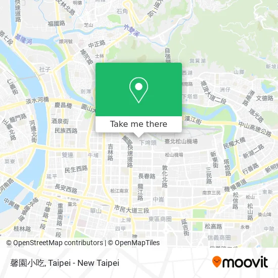 馨園小吃 map