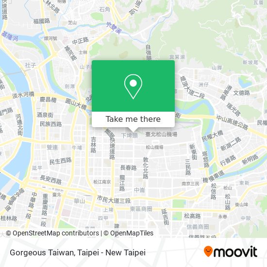 Gorgeous Taiwan map