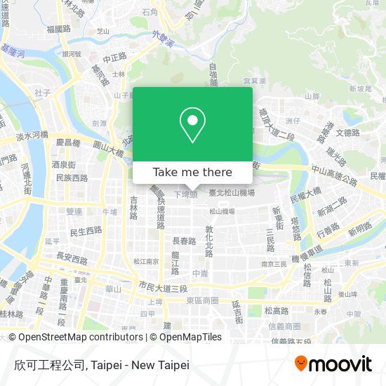 欣可工程公司 map