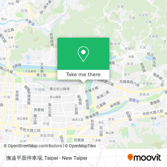 撫遠平面停車場地圖