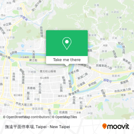 撫遠平面停車場 map