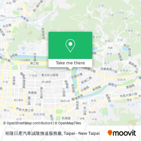裕隆日產汽車誠隆撫遠服務廠 map
